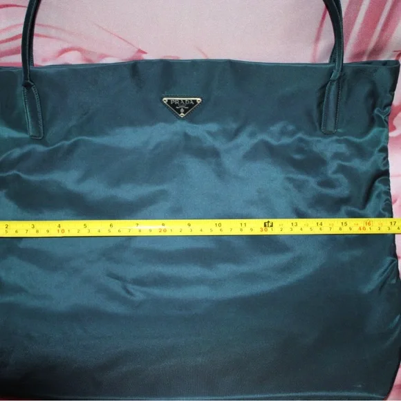 PRADA - Blue Large Tote Authentic EUC